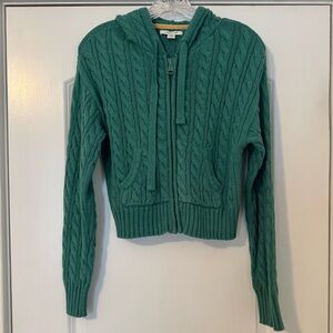 American Eagle Outfitters Cable Knit Cardigan Size M